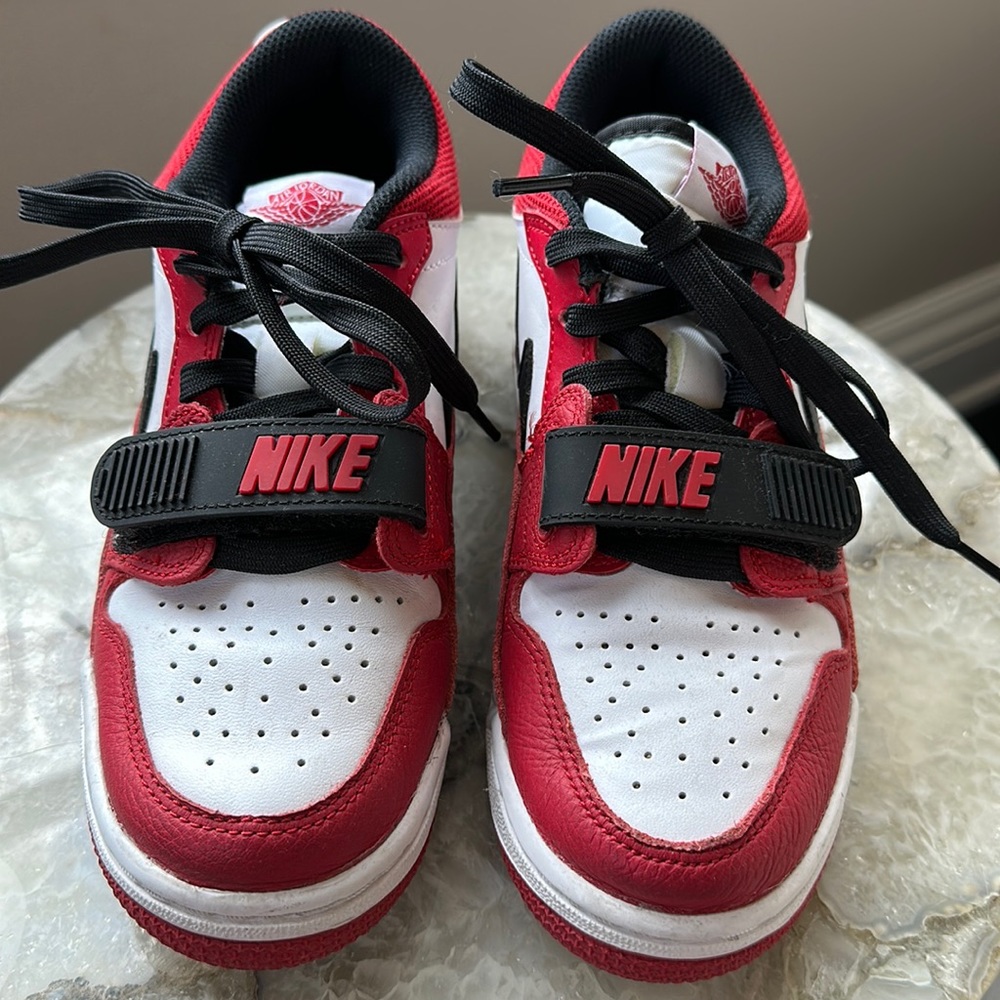 Boys size 4 Nike air Jordans. Worn twice. Like new